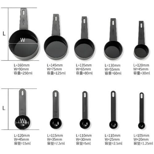 10pcs/set Measuring Spoons - Precise Kitchen Cooking & Baking Tools, Durable & Lightweight for Accurate Measurements – image 3