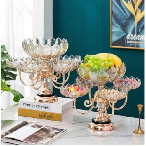 360 Degree Rotatable Fruit Stand – Multi-Tier Space-Saving Fruit Holder – image 4