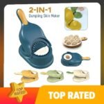2-in-1 Dumpling Wrapper Tool Food Grade Manual Dumpling Wrapper Mold Labor-Saving Baking Pastry Home Kitchen Gadget (Random Color, Without Box)