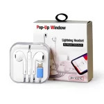 Pop-Up Window Lightning Headset/Handsfree for iPhone