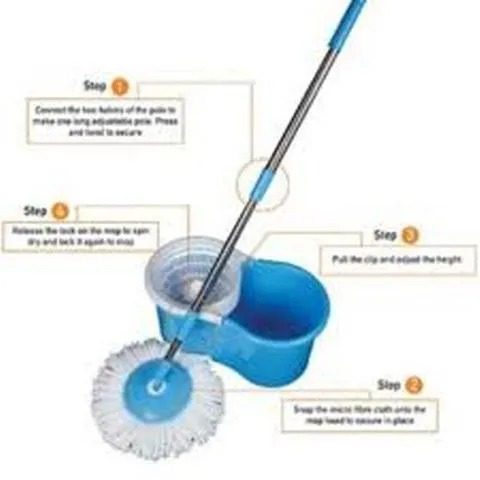 360° Rotating Head Mop with Bucket | Easy Cleaning System for Floors – image 2