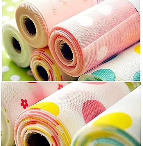 Polka Dot Refrigerator Mats (45*200cm) - Shelf Liners, Fridge Mats, Drawer/Table Liners - Random Color