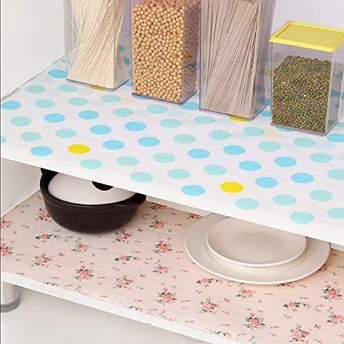 Polka Dot Refrigerator Mats (45*200cm) - Shelf Liners, Fridge Mats, Drawer/Table Liners - Random Color – image 2