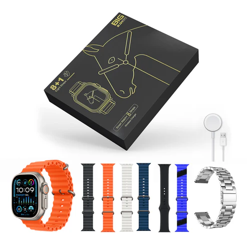 Smart Watch 8 +1 with Always-On Display, Fitness Tracker, and Heart Rate Monitor