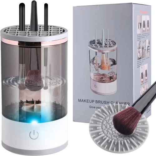 Electric Makeup Brush Cleaner and Dryer Set – Quick and Efficient Makeup Tool Cleaner – image 2