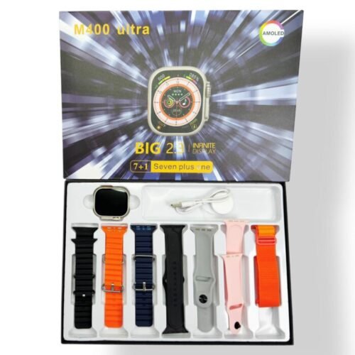 M400 Ultra Smart Watch 7-in-1 – Premium Fitness, Health, and Connectivity Tracker