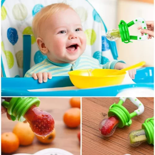 Baby Solid Fruit Feeder Nibbler Teether Silicone Pacifier for Infants – image 6
