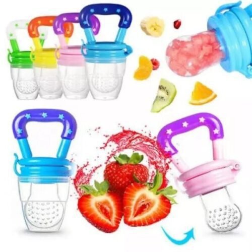 Baby Solid Fruit Feeder Nibbler Teether Silicone Pacifier for Infants – image 3
