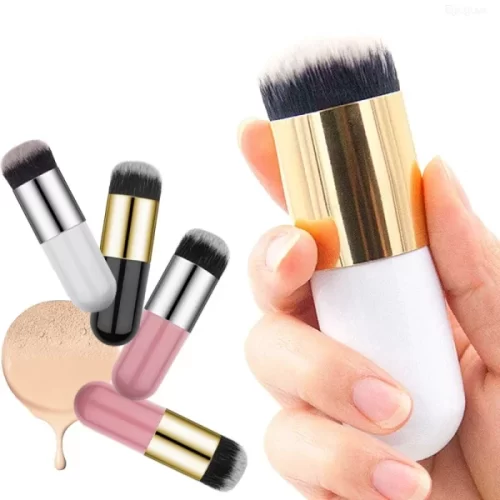 Chubby Pier Foundation Brush Flat Cream Makeup Brushes Professional Cosmetic Makeup Brush