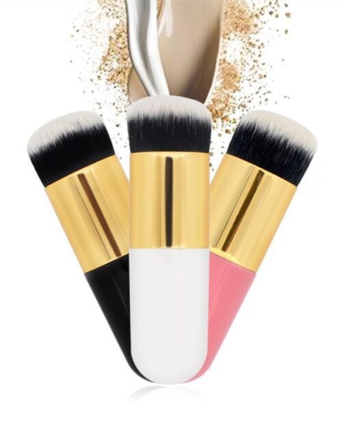 Chubby Pier Foundation Brush Flat Cream Makeup Brushes Professional Cosmetic Makeup Brush – image 3