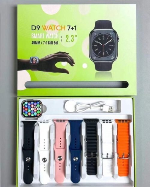 D9 Ultra Smart Watch Series 9 – 2.09″ Sport, Fitness, Bluetooth Call Smartwatch for Men and Women (Random Color)
