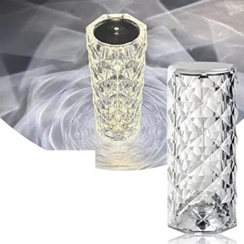 Diamond Rose Crystal Lamp – 16 Color Changing with Remote & Touch Control, USB Rechargeable – image 4