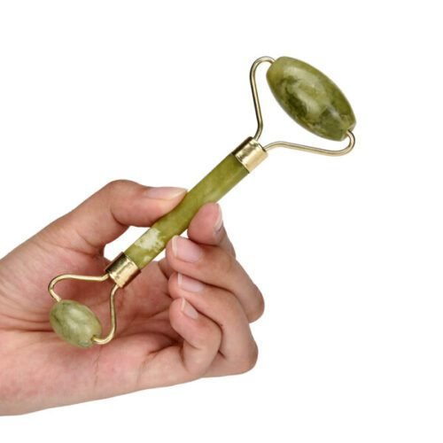 Flawless Jade Roller 2 In 1 Jade Roller & Gua Sha Set for Facial Massage and Skin Rejuvenation – image 2