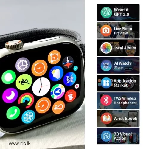 Hk9 Pro Max+ Plus Smart Watch with Health Monitoring and Bluetooth Connectivity – image 3