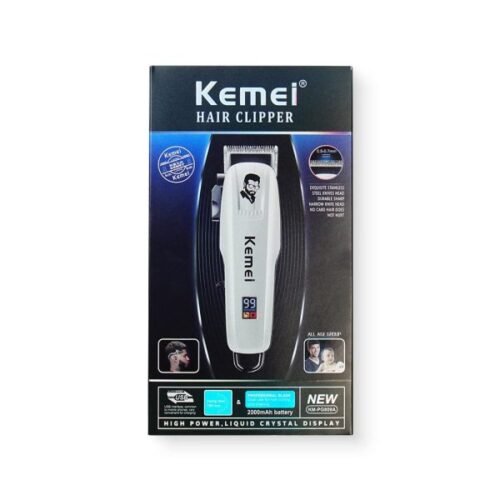 Km-pg809a Professional Hair Clipper Trimmer with Comb Set, Lithium Batteries & Fast Charging