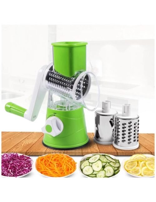 Manual Vegetable Cutter Slicer Multifunctional Round Slicer Gadget | Kitchen Food Processor Blender (Random Color)