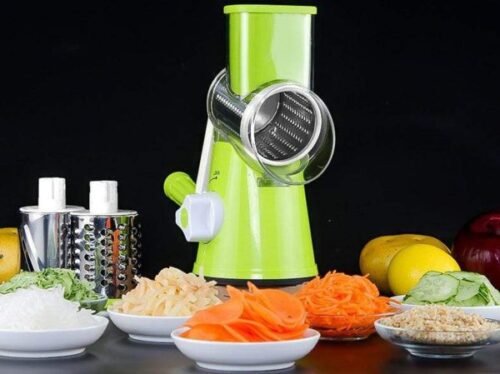 Manual Vegetable Cutter Slicer Multifunctional Round Slicer Gadget | Kitchen Food Processor Blender (Random Color) – image 2