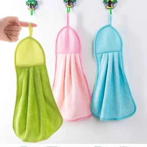 Kitchen Cleaning Towel - Soft Hand Towel, Strong Absorbent Kitchen Hanging Towel (Available in Random Colours) – image 5