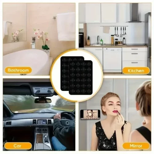 Mobile Bubble Grip | Silicone Suction Cup Phone Adhesive Strong Grip Holder for Hands-Free Use (Random Color) – image 6