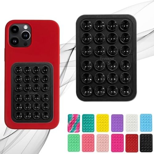 Mobile Bubble Grip | Silicone Suction Cup Phone Adhesive Strong Grip Holder for Hands-Free Use (Random Color) – image 2