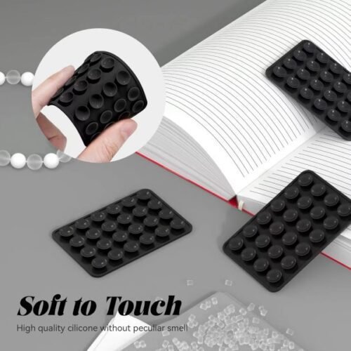 Mobile Bubble Grip | Silicone Suction Cup Phone Adhesive Strong Grip Holder for Hands-Free Use (Random Color) – image 3