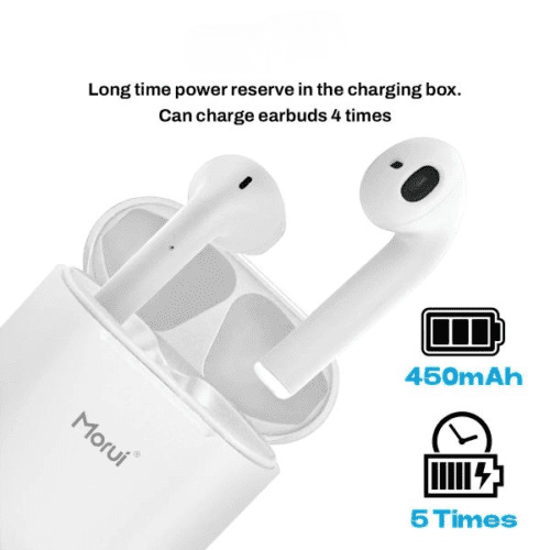 Morui A2 Wireless Earbuds with ENC Noise Cancellation - Random Color – image 2