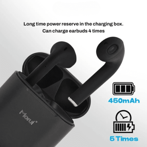Morui A2 Wireless Earbuds with ENC Noise Cancellation - Random Color – image 4