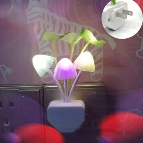 Mushroom LED Night Light – Flower Lamp for Bedroom, Baby Room, Gifts for Kids, Family & Friends (Random Colors) – image 2