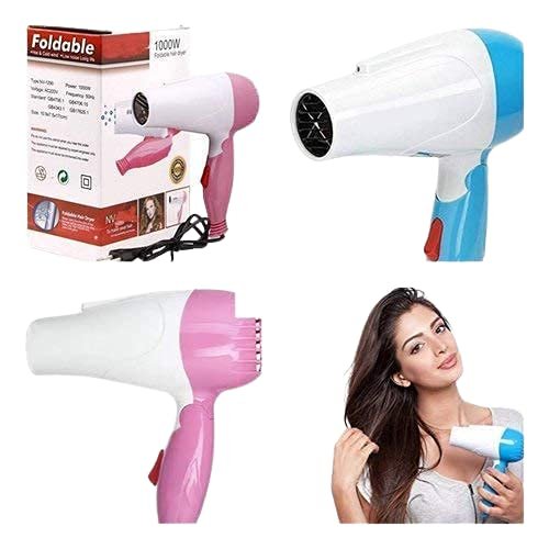 Nova Foldable Hair Dryer (Random Color) | Compact, Lightweight, and Travel-Friendly – image 3