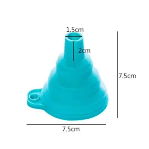 Silicone Oil Funnel, Kitchen Liquid Oil Dispensing Tool, Flexible and Heat-Resistant, Random Color – image 4