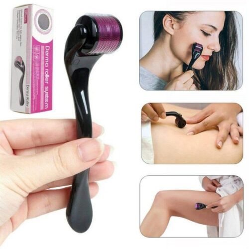 Skin Therapy Derma Roller with 540 Micro Needle Roller for Men and Women | 0.5mm Titanium Micro Needles | Promotes Skin Rejuvenation and Collagen Boosting – image 3