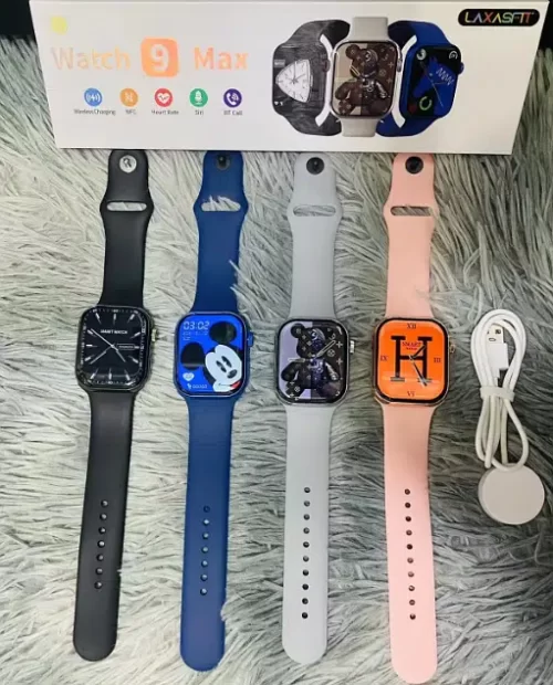 Watch 9 Max Smart Watch | Bluetooth Smart Watch for Men & Women – Fitness Tracker, Health Monitor, and More (Random Color) – image 2