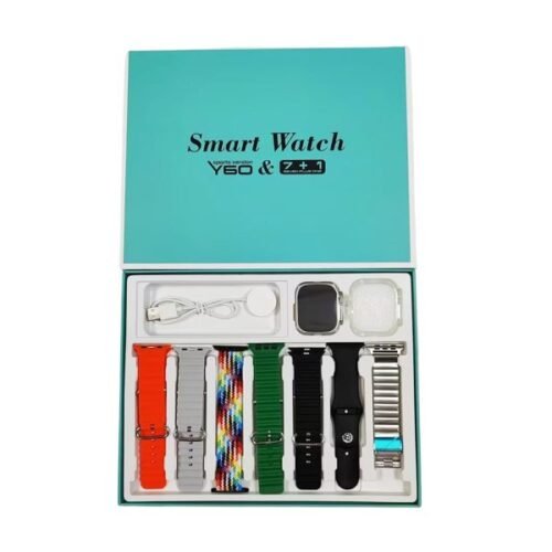 Y60 Ultra Smart Watch with Multiple Straps & Random Color Display – Premium Fitness Tracker with Heart Rate Monitor, Water-Resistant & Long Battery Life – image 3