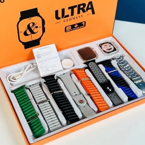 Y80 Ultra 8 in 1 Smartwatch – Fitness Tracker, Heart Rate Monitor, Sleep Tracking, IP68 Water Resistant