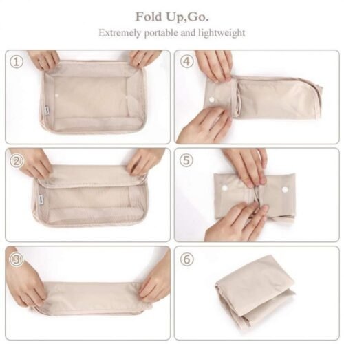 8-piece Set Luggage Divider Bag Travel Storage Clothes Underwear Shoes Organizer Packing Cube Bag – image 10