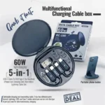 60W 5-in-1 Charging Cable Set with Phone Holder