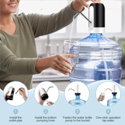 Water dispenser pump setup steps