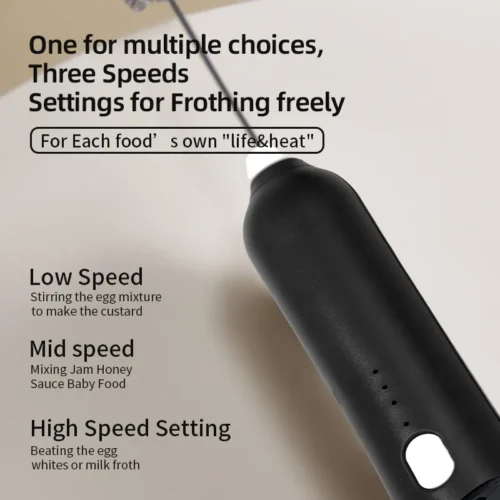 Coffee beater 3 speed settings explained