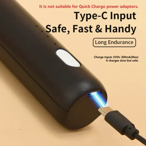 Coffee beater Type-C charging port
