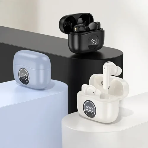 hoco EQ22 Singer ANC ENC TWS earbuds close-up