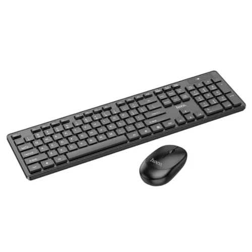 hoco GM17 wireless keyboard and mouse combo in black