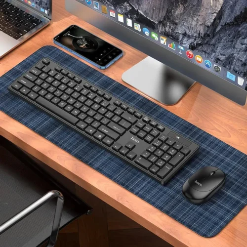 hoco GM17 full-size 104-key wireless keyboard with matching mouse