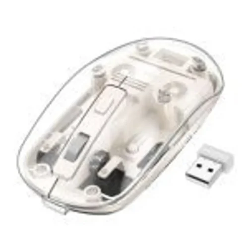 hoco GM29 Mysterious silent wireless mouse in transparent white