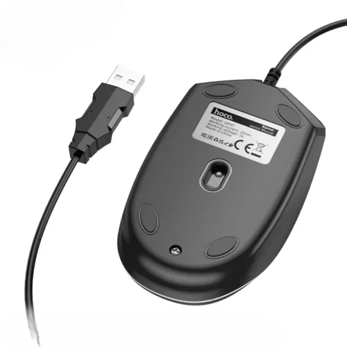 hoco GM37 wired mouse with 2400 DPI button