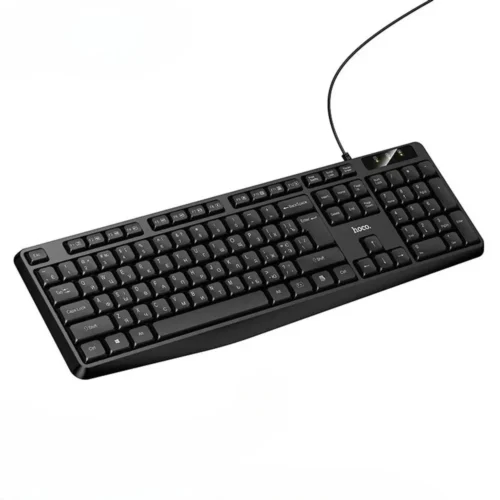 hoco GM60 membrane keyboard in black, top view