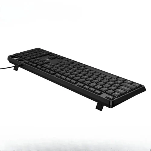 hoco GM60 wired keyboard quiet membrane keys close-up
