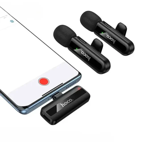 hoco L20A two clip-on wireless mics