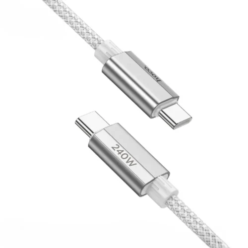 hoco U134 240W USB-C cable showing 48V/5A power support
