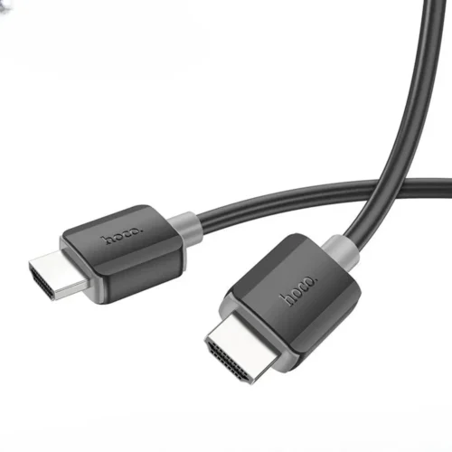 hoco US08 4K 60Hz HDMI cable connecting a TV