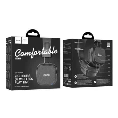 hoco W56 headphones black version folded